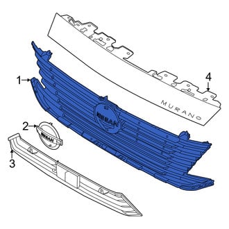 Nissan OE - Front Upper Grille