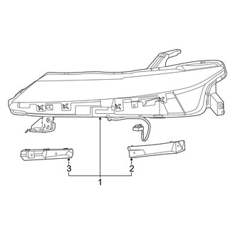 Nissan OE - Front Lamps - Headlamp Components
