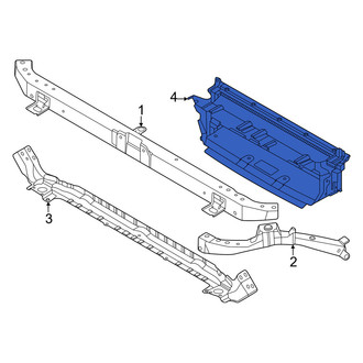 Nissan OE - Front Radiator Shutter Assembly