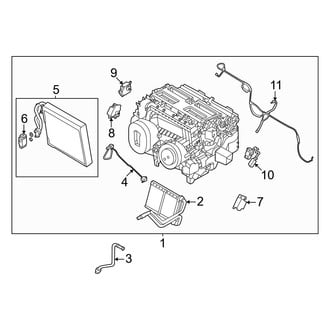 Nissan OE - Air Conditioner & Heater - Evaporator & Heater Components