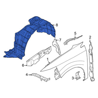 Nissan OE - Front Right Fender Splash Shield