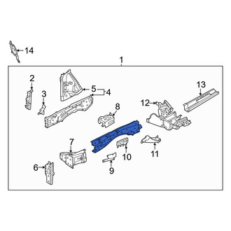 Nissan OE - Front Left Frame Side Member Assembly