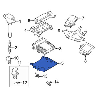 Nissan OE - Lower Engine Control Module (ECM) Cover