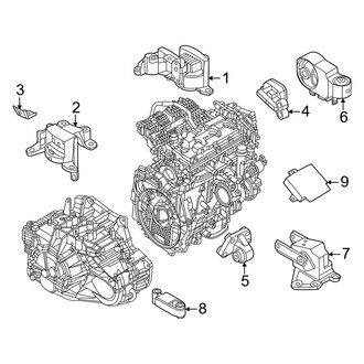 Nissan OE - Engine / Transaxle - Engine & Transmission Mounting