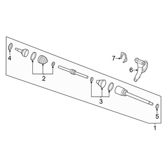 Nissan OE - Front Suspension - Drive Axles
