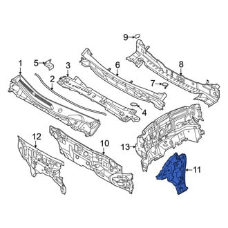 Nissan OE - Left Inner Body A-Pillar