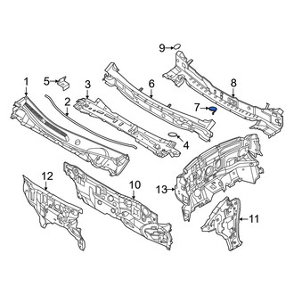 Nissan OE - Front Left Cowl Panel Drain Valve