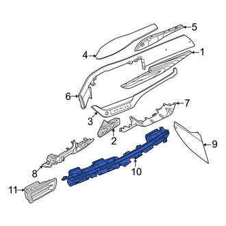Nissan OE - Front Right Dashboard Air Vent