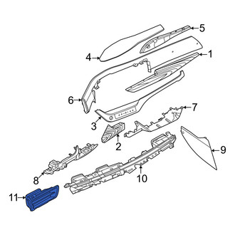 Nissan OE - Front Left Dashboard Air Vent