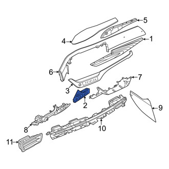 Nissan OE - Front Left Instrument Panel Trim Panel