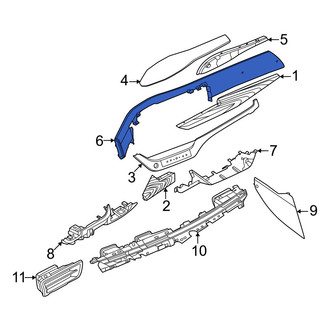 Nissan OE - Front Upper Instrument Panel Trim Panel