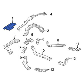 Nissan OE - Front Windshield Defroster Nozzle