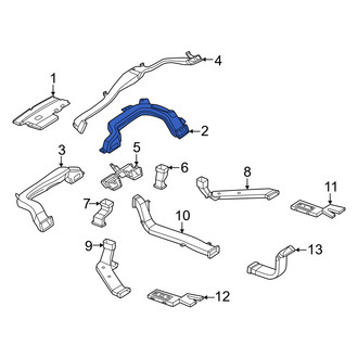 Nissan OE - Front Right Instrument Panel Air Duct