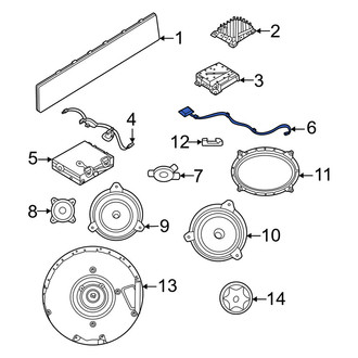 Nissan OE - GPS Navigation System Antenna