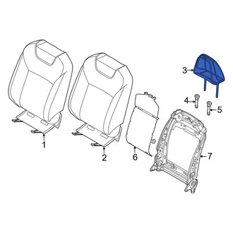 Nissan OE - Front Left Headrest