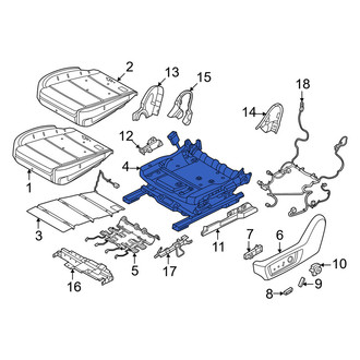 Nissan OE - Front Left Seat Track