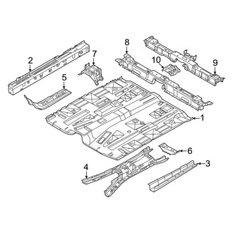 Nissan OE - Pillars, Rocker & Floor - Floor & Rails