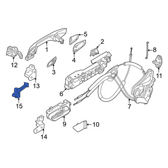 Nissan OE - Front Right Door Check