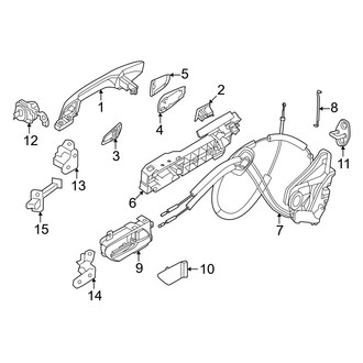 Nissan OE - Front Door - Lock & Hardware