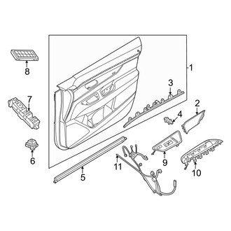 Nissan OE - Front Door - Interior Trim