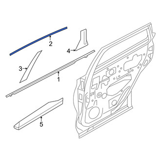 Nissan OE - Rear Left Door Reveal Molding