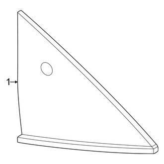 Nissan OE - Quarter Panel - Glass