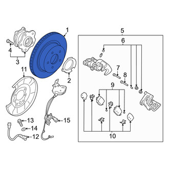 Nissan OE - Rear Disc Brake Rotor