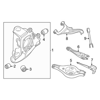 Nissan OE - Rear Suspension - Suspension Components (AWD)