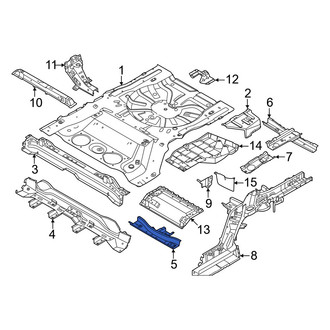 Nissan OE - Rear Center Floor Pan Crossmember