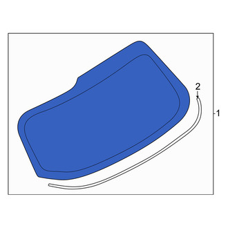 Nissan OE - Rear Liftgate Glass