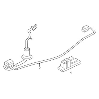 Nissan OE - Rear Lamps - License Lamps