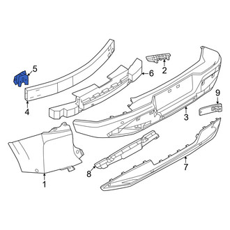 Nissan OE - Rear Left Bumper Impact Bar Bracket