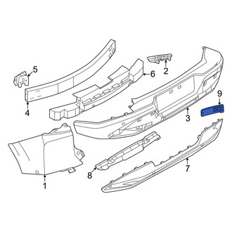 Nissan OE - Rear Right Reflector Panel