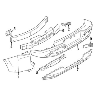 Nissan OE - Rear Bumper - Bumper & Components