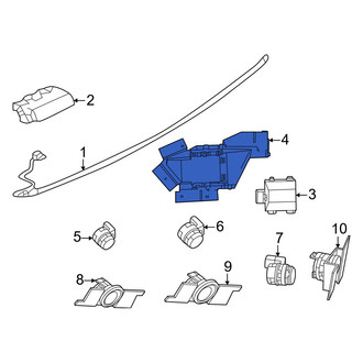 Nissan OE - Rear Left Blind Spot Detection System Warning Sensor Bracket