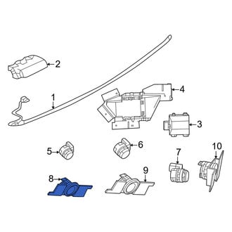 Nissan OE - Rear Right Outer Parking Aid Sensor Bracket