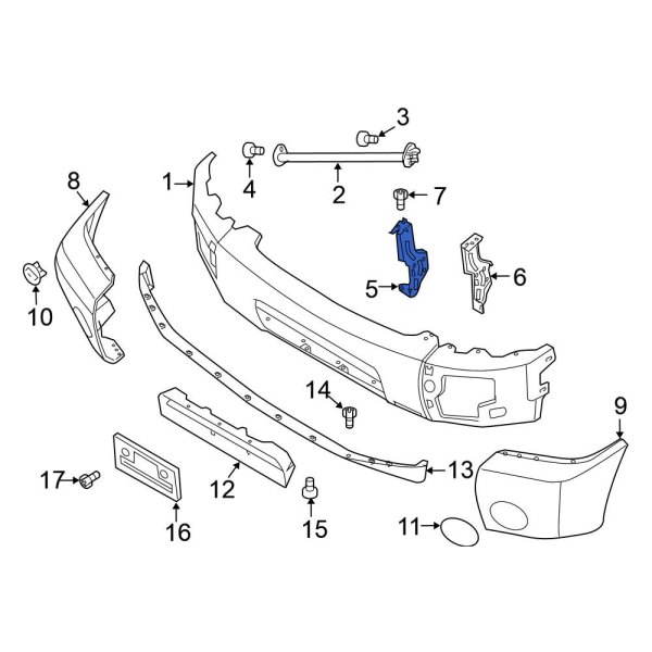 Bumper Face Bar Bracket