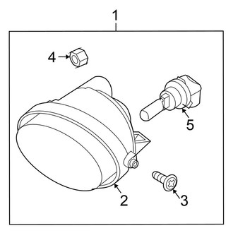 Nissan OE - Front Lamps - Fog Lamps