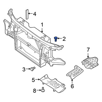 Nissan OE - Radiator Support Panel Bolt