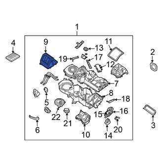 Nissan OE - Upper Instrument Panel Air Duct