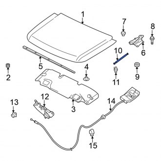 Nissan Oe Nissan Armada 09 Hood Components