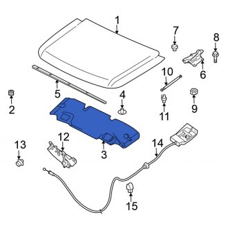 Nissan Oe Nissan Armada 09 Hood Components