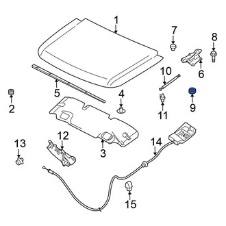 Nissan OE - Hood Hinge Nut