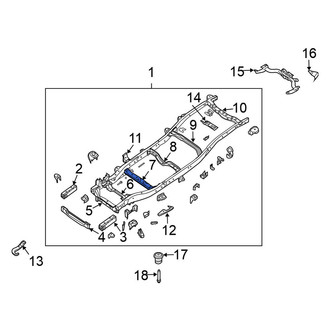 Nissan OE - Center Frame Crossmember
