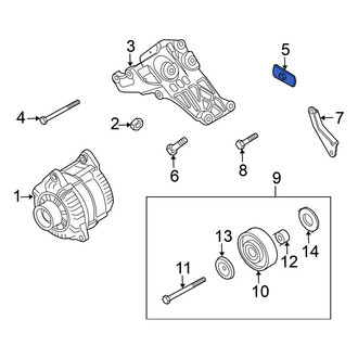 Nissan OE - Power Steering Pump Nut