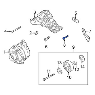 Nissan OE - Alternator Adjusting Bracket Bolt
