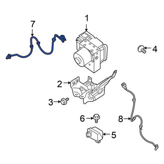 Nissan OE - Front ABS Wheel Speed Sensor