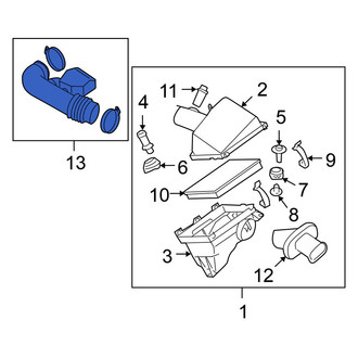 Nissan OE - Engine Air Intake Hose