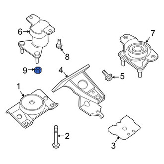 Nissan OE - Automatic Transmission Mount Nut