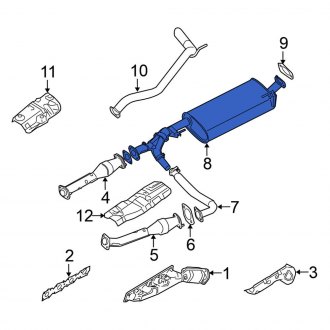 Nissan OE 201007S600 Exhaust Muffler